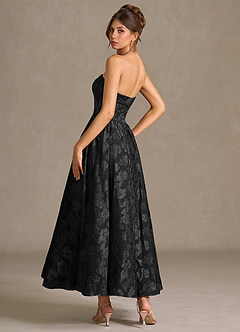 Vestido Negro Midi Mila image2
