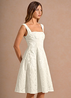 Amara Mini Klänning Fransk Vit image7