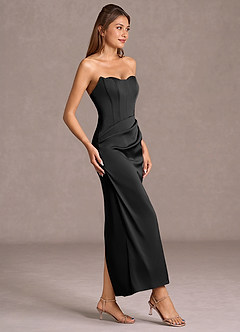 Maxi jurk Lina Zwart image3