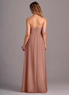 Azazie Joni Bridesmaid Dresses Cedar Rose A-Line Strapless Chiffon Convertible Dress image5