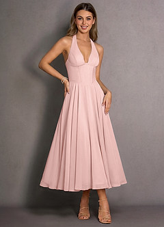 Isabeau Haze Pink Maxi Dress image3