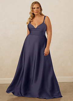 Christian Siriano Bridal for Azazie 1001 Bridesmaid Dresses Stormy A-Line Sweetheart Neckline Stretch Satin Dress image11