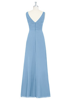 Azazie Julianna Brudtärnklänningar Klä av A-Linje i Chiffong Puderblå image7