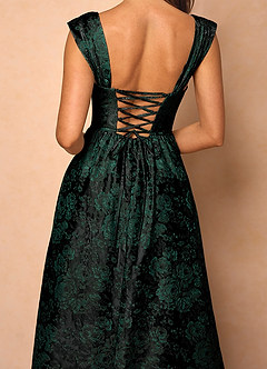 Kleid Runa Smaragdschwarz image6