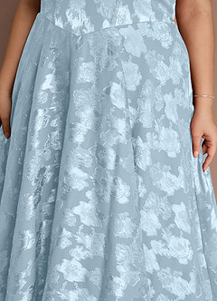Isabeau Powder Blue Midi Dress image12