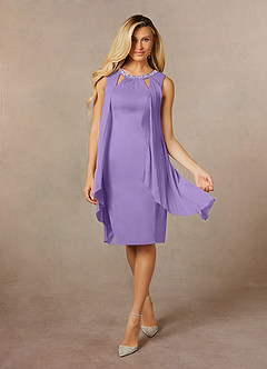 Azazie Viviana Mother of the Bride Dresses Tahiti A-Line Sequins Mesh Dress image3