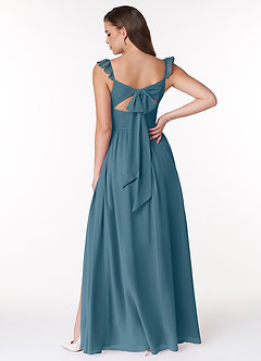 Azazie Metz At-home Try On Dresses Agave A-Line Sweetheart Ruched Chiffon Dress image2