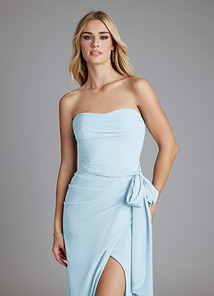 Azazie Solstice Brudepigekjoler Havfrue Stropløs Chiffon Gulv-længde Kjole image4