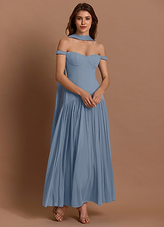 Isolde Powder Blue Maxi Dress image3