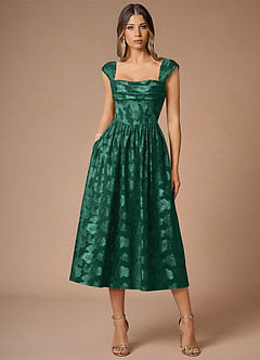 Dana Hunter Green Midi Dress image4
