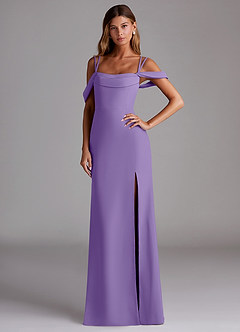 Azazie Callan Bridesmaid Dresses Tahiti Mermaid Pleated Chiffon Convertible Dress image1