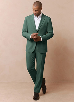 front Owen Eucalyptus Costume pantalon léger sur mesure