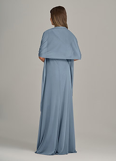 front Azazie Matching Color Mesh Shawl