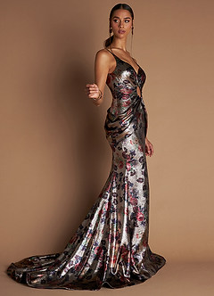 Cala Silver Pink Multi Gown image5