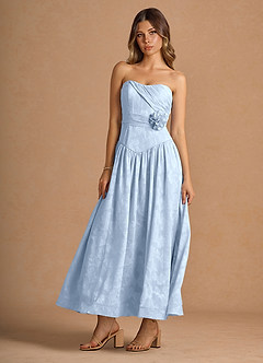 Doriane Azul Pálido Vestido largo image1