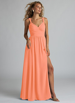 azazie sunset bridesmaid dress Aziza Chiffon Dresses Size:US8.5 - IT38.5 Size Chart Butler Specialty Lennon 6