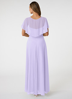 Azazie Jamie Bridesmaid Dresses A-Line Chiffon Floor-Length Dress image2