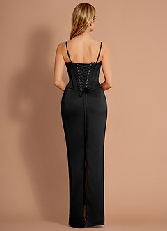 Roswyn Negro Vestido de dos piezas image2