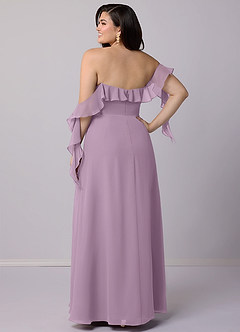 Barbie ♥ Azazie Bridesmaid Dresses Wisteria A-Line Off the Shoulder Chiffon Convertible Dress image12