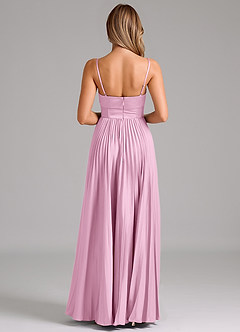 Azazie Akiko Bridesmaid Dresses Candy Pink A-Line Sweetheart Neckline Stretch Satin Dress image2