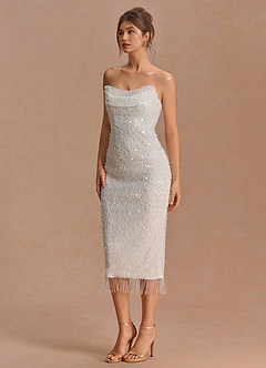 Marzia Cream Midi Dress image3