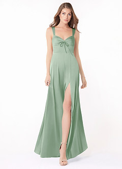 Azazie Alexia Stretch Satin Dress laatste Uitverkoop  image3