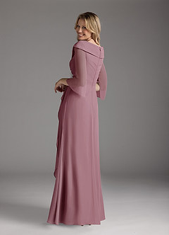 Azazie Jaycee Mother of the Bride Dresses Vintage Mauve A-Line Chiffon Dress image2