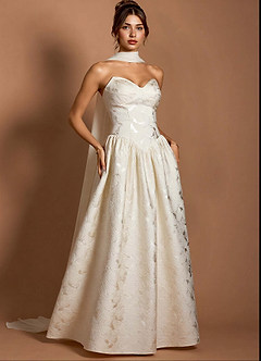 Maxi jurk Astra Franse Witte image7