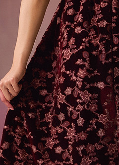 Camilla Vino Multi Vestido midi image5