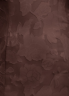 Azazie Flossie Mother of the Bride Dresses Ganache A-Line Pleated Chiffon Dress image8