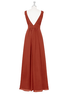 azazie hillary rust dresses bridesmaid dress gowns