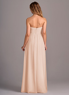 Azazie Joni Final Sale English Rose A-Line Strapless Chiffon Convertible Dress image5