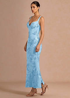 Kiele Sky Blue Maxi Dress image4