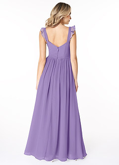 Azazie Stassie Bridesmaid Dresses Tahiti A-Line Sweetheart Ruched Chiffon Dress image2