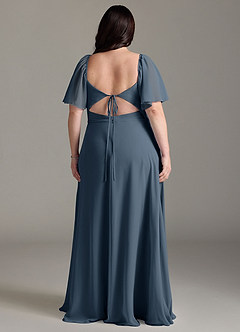 Azazie Chloe Bridesmaid Dresses Neptune A-Line Sweetheart Neckline Chiffon Dress image8