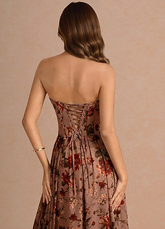 Rowena Mauve Multi Midi Dress image6