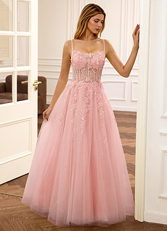 Eloise Rose Robe de bal bustier à broderie florale et sequins, coupe trapèze image6