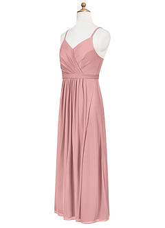 Azazie Luxy Junior Robe en Maille Plissée Rose Poussiéreuse image8