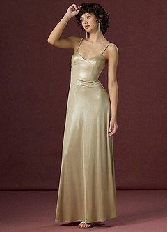 Anika Taupe Maxi Dress image2