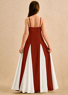 Azazie Mousey Girls Formal Flower Girl Klänningar Klä A-Line i Stretch crepe Älskling Halsringning image2