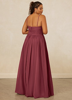 Christian Siriano Bridal for Azazie 1004 Vente Finale Robe Trapèze en Mousseline de soie Rayé Black image11