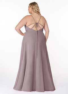 Azazie Everleigh Bridesmaid Dresses Dusk A-Line Sweetheart Pleated Chiffon Dress image9