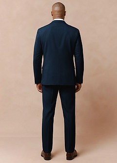 front Owen Azul Marino Traje de pantalón ligero a medida