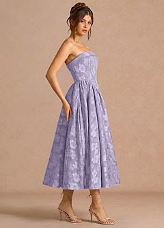 Sadie Lilac Midi Dress image3