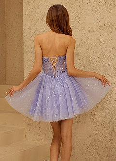 Florisse Purper Mini-jurk image5