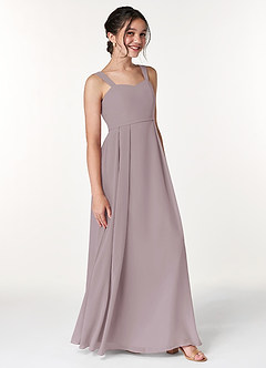Azazie Simoan Junior Dusk A-Line Sweetheart Neckline Chiffon Dress image3