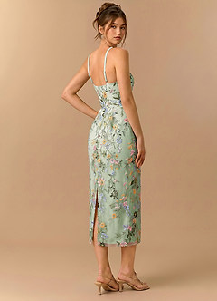 Vestido Verde Claro Midi Paulina image2