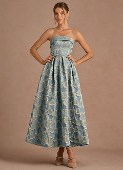 Kleid Florentine Blauer See image3