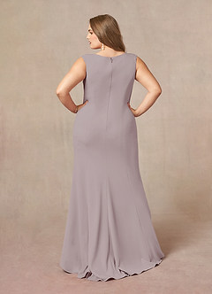 Azazie Juliane Mother of the Bride Dresses Vintage Mauve Mermaid Sequins Lace Dress image7