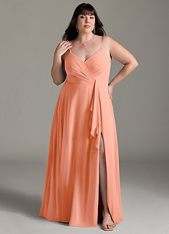Azazie Akita Bridesmaid Dresses Sunset A-Line Chiffon Dress image5
